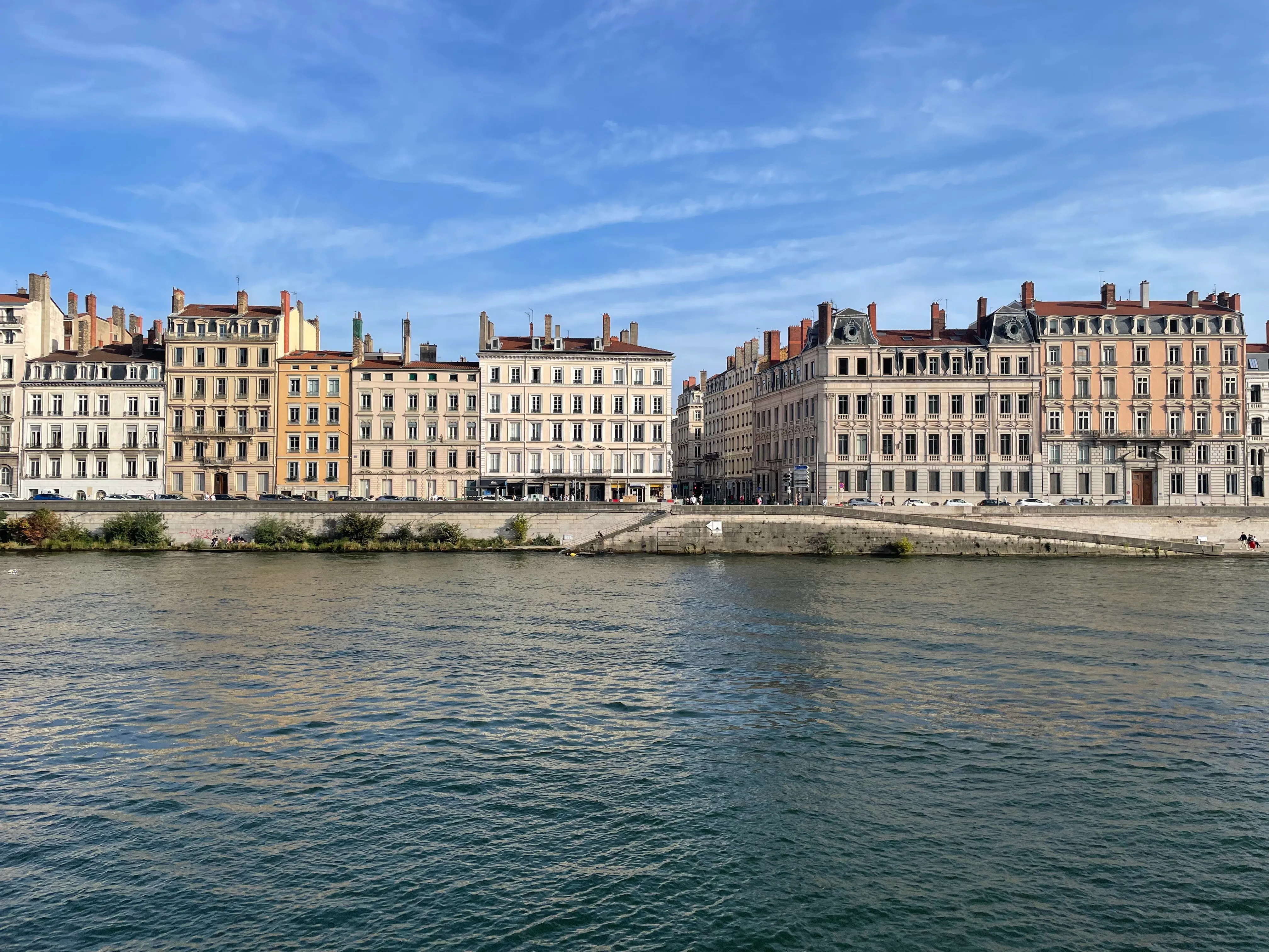 French city of Lyon river side